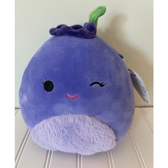 NWT Squishmallow BLUBY Bluberry Fruit Plush Stuffed Animal Toy 8" NEW - Picture 1 of 7